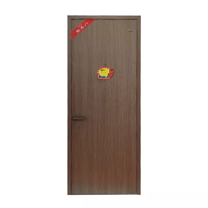 Uși din lemn placate cu aluminiu